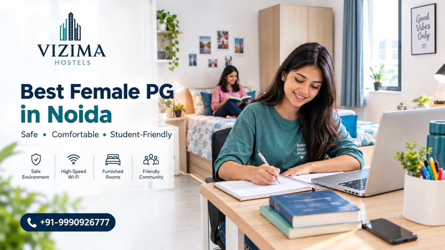Best Female PG in Noida-100kb